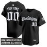 Washington Nationals 'Gothic Capitol Edition' Vapor Premier Limited Custom Jersey - All Stitched