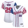 Women's Washington Nationals 2025 Independence Day Vapor Premier Limited Jersey - All Stitched