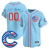 Chicago Cubs 2025 Fourth of July Vapor Premier Limited Custom Jersey - All Stitched