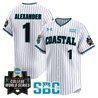 Men's Coastal Carolina Chanticleers 2025 World Series Vapor Premier Limited Jersey - All Stitched