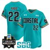 Men's Coastal Carolina Chanticleers 2025 World Series Vapor Premier Limited Jersey - All Stitched