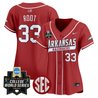 Women's Arkansas Razorbacks 2025 World Series Vapor Premier Limited Jersey - All Stitched