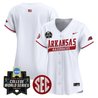 Women's Arkansas Razorbacks 2025 World Series Vapor Premier Limited Jersey - All Stitched