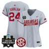 Women's Arkansas Razorbacks 2025 World Series Vapor Premier Limited Jersey - All Stitched