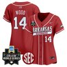 Women's Arkansas Razorbacks 2025 World Series Vapor Premier Limited Jersey - All Stitched