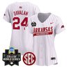 Women's Arkansas Razorbacks 2025 World Series Vapor Premier Limited Jersey - All Stitched