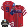 Men's Arkansas Razorbacks 2025 Independence Day Vapor Premier Limited Jersey - World Series Patch - All Stitched