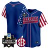Men's Arkansas Razorbacks 2025 Independence Day Vapor Premier Limited Jersey - World Series Patch - All Stitched