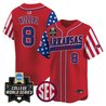 Men's Arkansas Razorbacks 2025 Independence Day Vapor Premier Limited Jersey - World Series Patch - All Stitched