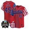 Men's Arkansas Razorbacks 2025 Independence Day Vapor Premier Limited Jersey - World Series Patch - All Stitched