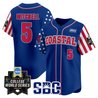 Men's Coastal Carolina Chanticleers 2025 Independence Day Vapor Premier Limited Jersey - World Series Patch - All Stitched