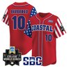 Men's Coastal Carolina Chanticleers 2025 Independence Day Vapor Premier Limited Jersey - World Series Patch - All Stitched