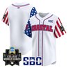 Men's Coastal Carolina Chanticleers 2025 Independence Day Vapor Premier Limited Jersey - World Series Patch - All Stitched
