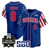 Men's Coastal Carolina Chanticleers 2025 Independence Day Vapor Premier Limited Jersey - World Series Patch - All Stitched