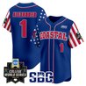 Men's Coastal Carolina Chanticleers 2025 Independence Day Vapor Premier Limited Jersey - World Series Patch - All Stitched