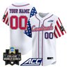 Louisville Cardinals 2025 Independence Day Vapor Premier Limited Custom Jersey - World Series Patch - All Stitched
