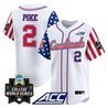 Men's Louisville Cardinals 2025 Independence Day Vapor Premier Limited Jersey - World Series Patch - All Stitched