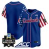 Men's Louisville Cardinals 2025 Independence Day Vapor Premier Limited Jersey - World Series Patch - All Stitched