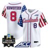 Men's Louisville Cardinals 2025 Independence Day Vapor Premier Limited Jersey - World Series Patch - All Stitched