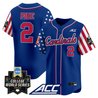 Men's Louisville Cardinals 2025 Independence Day Vapor Premier Limited Jersey - World Series Patch - All Stitched