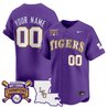 LSU Tigers 2025 College World Series Champions Vapor Premier Limited Custom Jersey - All Stitched