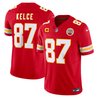 Travis Kelce #87 Kansas City Chiefs Red Jersey - All Stitched