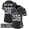 Women's Seattle Seahawks 'Gothic Rain City Shadows Edition' Vapor Limited Jersey - All Stitched