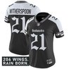 Women's Seattle Seahawks 'Gothic Rain City Shadows Edition' Vapor Limited Jersey - All Stitched