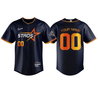 Houston Astros Navy Custom Jersey - All Stitched