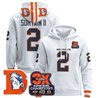 Men's Denver Broncos Throwback Premium Pullover Hoodie - All Stitched