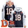 Men's Denver Broncos Throwback Premium Pullover Hoodie - All Stitched