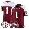 Men's Mississippi State Bulldogs 'Dark Mode' Vapor Limited Jersey - All Stitched