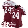 Women's Mississippi State Bulldogs 'Dark Mode' Vapor Limited Jersey - All Stitched