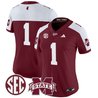 Women's Mississippi State Bulldogs 'Dark Mode' Vapor Limited Jersey - All Stitched