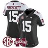 Women's Mississippi State Bulldogs 'Dark Mode' Vapor Limited Jersey - All Stitched