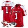 Men's Louisville Cardinals '1980s Throwback' Vapor Limited Jersey - All Stitched