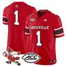 Men's Louisville Cardinals '1980s Throwback' Vapor Limited Jersey - All Stitched