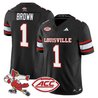 Men's Louisville Cardinals '1980s Throwback' Vapor Limited Jersey - All Stitched