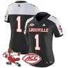 Women's Louisville Cardinals '1980s Throwback' Vapor Limited Jersey - All Stitched