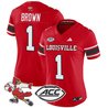 Women's Louisville Cardinals '1980s Throwback' Vapor Limited Jersey - All Stitched