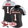 Women's Louisville Cardinals '1980s Throwback' Vapor Limited Jersey - All Stitched