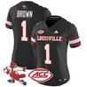 Women's Louisville Cardinals '1980s Throwback' Vapor Limited Jersey - All Stitched