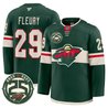 Men's Minnesota Wild 25th Anniversary Patch Premium Jersey - All Stitched