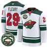 Men's Minnesota Wild 25th Anniversary Patch Premium Jersey - All Stitched