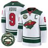 Men's Minnesota Wild 25th Anniversary Patch Premium Jersey - All Stitched