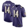 Kyle Hamilton #14 Baltimore Ravens Purple Jersey - All Stitched