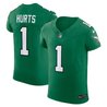 Jalen Hurts Philadelphia Eagles Kelly Green Vapor Elite Jersey - All Stitched