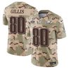 GILLIS #80 Eagles Salute to Service Jersey - All Stitched