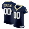 Notre Dame Fighting Navy Custom Vapor Elite Jersey - All Stitched