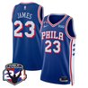 LeBron James Philadelphia 76ers Royal Jersey - All Stitched